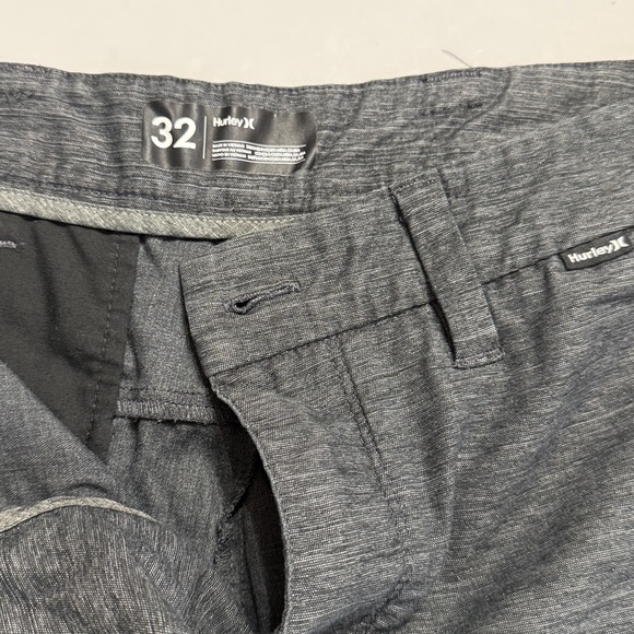 Hurley Mens Hybrid Shorts Nike Dri-Fit Size 32 Dark Gray - Picture 3 of 3